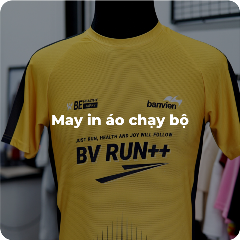 May In Áo Chạy Bộ Thiết Kế, Đồ Thể Thao